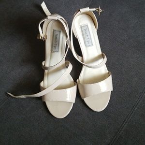 8.5 Tan wedge dress shoes